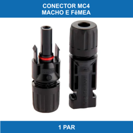 Conector MC4 Macho e F�mea